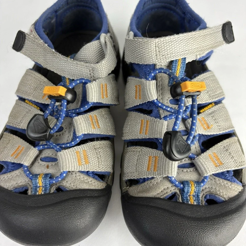 Keen Little Boy Newport H2 Walking Waterproof Sandals Size US13 EU31 Gray Blue